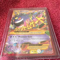 Pokemon M Gengar EX Mega Secret Rare 121/119 XY Phantom Forces Holo Card - Image 2