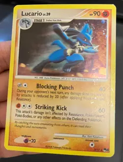 Lucario - 2/17 - Holo Rare POP Series 8 - Pokemon Card - MP - Image 3