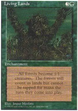 4x Living Lands ~ Lightly Played 4th Edition Fourth MTG Magic x4 4 UltimateMTG P - Image 1