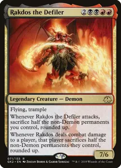 NM - Normal - Rakdos the Defiler - 71 - Ravnica Allegiance: Guild Kits - Image 1