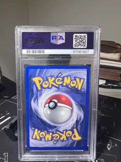 2000 Pokemon Gym Challenge Misty's Gyarados #13/132 Holo PSA 8 NM - Vintage - Image 2