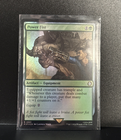 Magic The Gathering Power Fist Universes Beyond: Fallout Foil - Image 1
