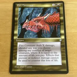 Fire Covenant * Ice Age Magic the Gathering * MTG * Free Shipping - Image 1