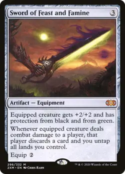 Foil - Sword of Feast and Famine - 296 / NM / English MTG - Image 1
