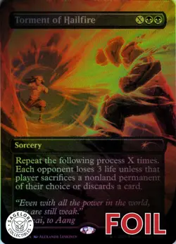 Torment of Hailfire (Rainbow Foil) - Secret Lair Avatar - 2287 - NM Foil - Image 1