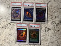 MTG Tarkir: Dragonstorm 2025 FOIL Dragon Eye Lands Complete Graded Set 4 PSA 10s - Image 1