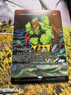 Mint/Near-Mint, English - 1 x MTG Underworld Breach - Foil - Borderless Teenage - Image 1