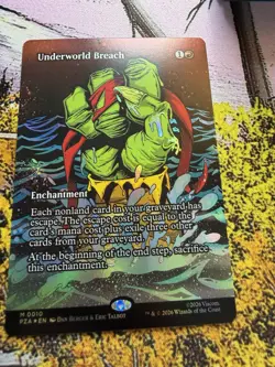 Mint/Near-Mint, English - 1 x MTG Underworld Breach - Foil - Borderless Teenage - Image 3