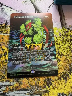 Mint/Near-Mint, English - 1 x MTG Underworld Breach - Foil - Borderless Teenage - Image 5