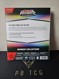 Pokemon TCG Prismatic Evolutions Binder Collection Box New and Sealed - Image 2
