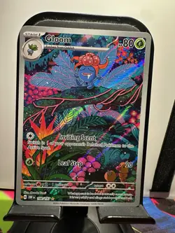 Pokemon Gloom 198/197 Obsidian Flames Illustration Rare Holo Near Mint Condition - Image 1
