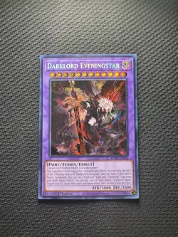 🔥Yu-Gi-Oh! - Darklord Eveningstar - BPRO-EN036 - Secret Rare - NM🔥 - Image 1