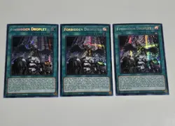 3x Forbidden Droplet (Playset) - MP22-EN254 - Prismatic Secret Rare NM - Image 1