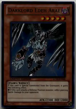 Darklord Edeh Arae Ultra Rare Legendary Collection 2 LC02-EN006 LP - Image 1