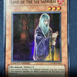 Yugioh! LP Hand of the Six Samurai - STOR-ENSE2 - Super Rare - Limited Edition - Image 3