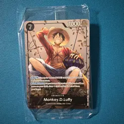 Monkey.D.Luffy (Tin Pack Set Vol. 2) P-075 One Piece Promo Card *SEALED NM* - Image 1