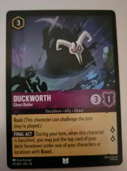 Disney Lorcana TCG - Whispers In The Well: Duckworth (047/204) - Uncommon - NM - Image 1