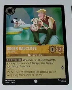 Disney Lorcana TCG - Archazia's Island: Roger Radcliffe (005/204) - Common Foil - Image 1