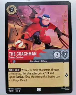 Disney Lorcana TCG - Reign Of Jafar: The Coachman (140/204) - Uncommon - NM - Image 1