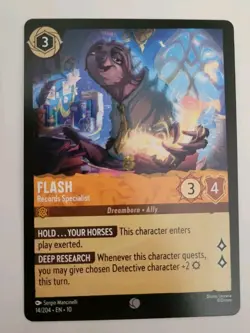 Disney Lorcana TCG - Whispers In The Well: Flash (014/204) - Common- Near Mint - Image 1