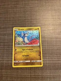 Dratini 9/12 McDonald's Collection 2018 Confetti Holo Promo 2018 Pokemon Card - Image 1