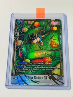 Son Goku GT FB07-122 SCR * Alternate Alt Art Dragon Ball Super Fusion World Card - Image 2