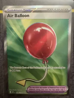 NM Mega Air Balloon 166/132 Ultra Rare SR Mega Evolution Near Mint Card - Image 1