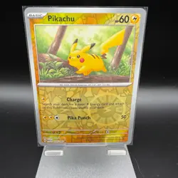 Pokemon | Pikachu | MEW 025/165 Promo Cosmos Holo TCG Card BSP - Image 1