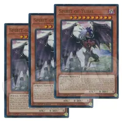 Yugioh Spirit of Yubel x 3 - 1st Edition Ultra Rare NM - Free Holo Card - Image 1
