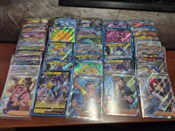 Six (6) Random Pokemon TCG Cards: EX, V, Full Art Supporter Lot + Bonus - Image 1