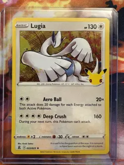 Lugia 022/025 - 2021 Celebration 25th Anniversary - Rare Holo Pokemon Card (NM) - Image 1