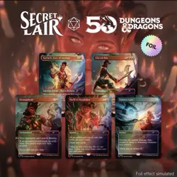 Dungeons & Dragons Secret Lair Drop Series Karlach's Rage Rainbow Foil Edition - Image 1