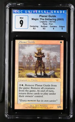 PLANAR GUIDE Legions Foil Rare CGC 9 Q++ MTG [Nostalgium] - Image 1