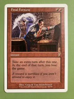 MTG - Final Fortune - 7th Edition - NM - Image 1