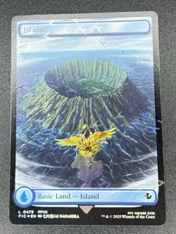 Island L 479 FIC Chocobo Track Foil Magic the Gathering: Final Fantasy NM - Image 1