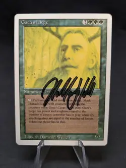 Gaea's Liege - Revised Edition - 198 - MTG - Artist Signed - MP - Image 1