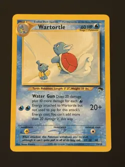 Pokemon TCG Wartortle Card Southern Islands Promo, 15/18 - Image 1