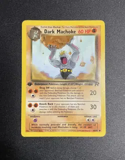 Dark Machoke | 40/82 | Team Rocket | 1st Edition | Pokemon Card | NM - Image 1