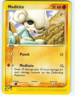 Meditite - 37/97 Dragon - Pokemon TCG - 2003 - Image 1