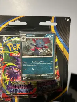 Pokemon TCG: Phantasmal Flames Triple Blister Pack (Sneasel) - New & Sealed - Image 4