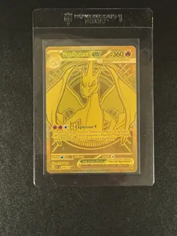 Pokemon Mega Charizard Y Ex Mega Rare Gold 294/217 - Image 1
