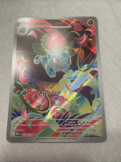 Pokemon Ivysaur Full Art Illustration Rare Holo Me01 134/132 110 HP - Image 1