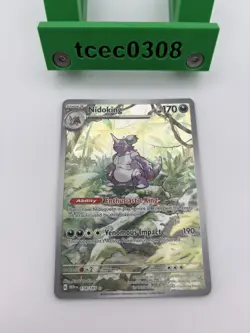 Nidoking - 174/165 - Pokemon TCG - Scarlet & Violet 151 - IR - ENGLISH - NM - Image 2