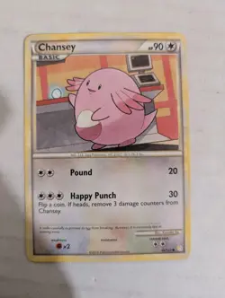 Chansey 58/123 Pokemon HG & SS Common Non Holo NM/MINT 2010 box-S2 - Image 1