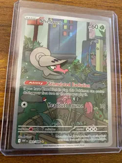 TCG Pokemon English Illustration Rare Shelmet 093/086 Sv: White Flare Holo - Image 1