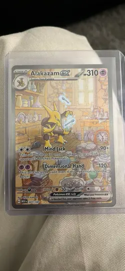 Pokemon Alakazam ex Special Illustration Rare Holo EX Scarlet & Violet 151 201/… - Image 1