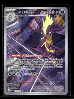 Pokemon 2025 Scarlet & Violet Phantasmal Flames Toxtricity #103/94 - Image 1