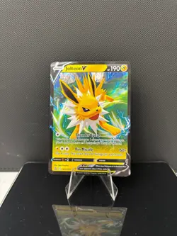 Pokemon Sword Shield Jolteon V SWSH151 Black Star Promo - Image 1