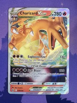 Charizard VSTAR Crown Zenith 019/159 Holo Ultra Rare Pokemon TCG Pack Fresh - NM - Image 1