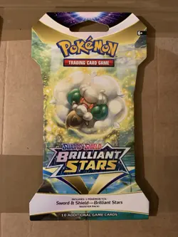 Pokemon TCG Brilliant Stars Sleeved Booster Pack - Brand New Factory Sealed - Image 1